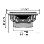 Auto zvučnici 102mm 2x55W CX404 - Image 3