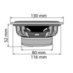 Auto zvučnici 130mm 2x75W CX504 - Image 3