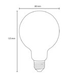 LED filament sijalica dimabilna toplo bela 6W LS-G80FDA-WW-E27/6 - Image 3