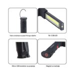 Punjiva LED baterijska lampa 3W LED PL3394 - Image 5