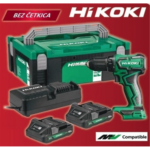 Hikoki aku bušilica zavrtač 18V SET DS18DD-WRZ + 2 x 2Ah