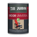 JUB JUBIN DECOR UNIVERSAL 0.65 BELI – Pokrivna boja za drvo i metal (vodena baza)